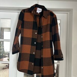 Size small BB Dakota Women's Eldridge Buffalo Plaid Coat